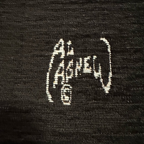 Jacquard woven wall tapestry. Made in the USA by Manual Woodworkers & Weavers - Picture 3 of 4